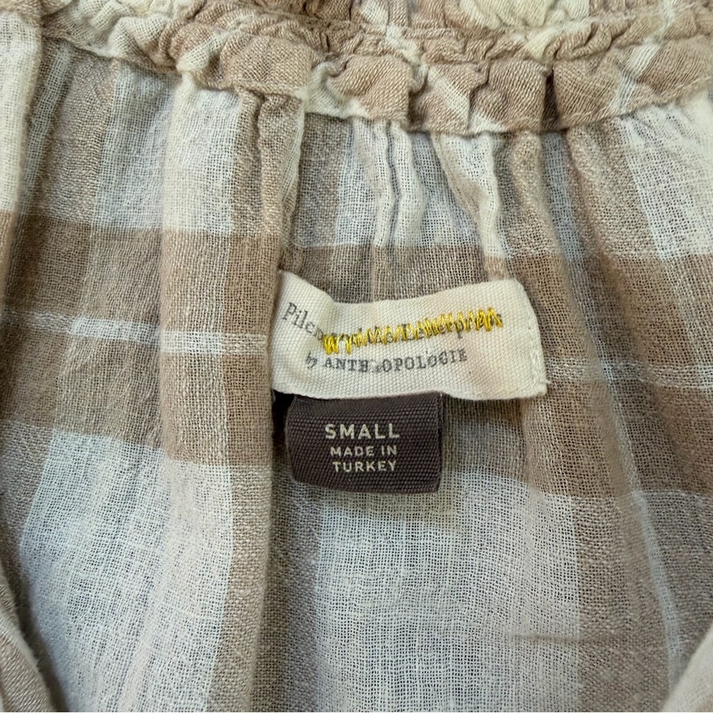 Pilcro by Anthropologie The Bette Babydoll Top Size Small - Picture 8 of 11